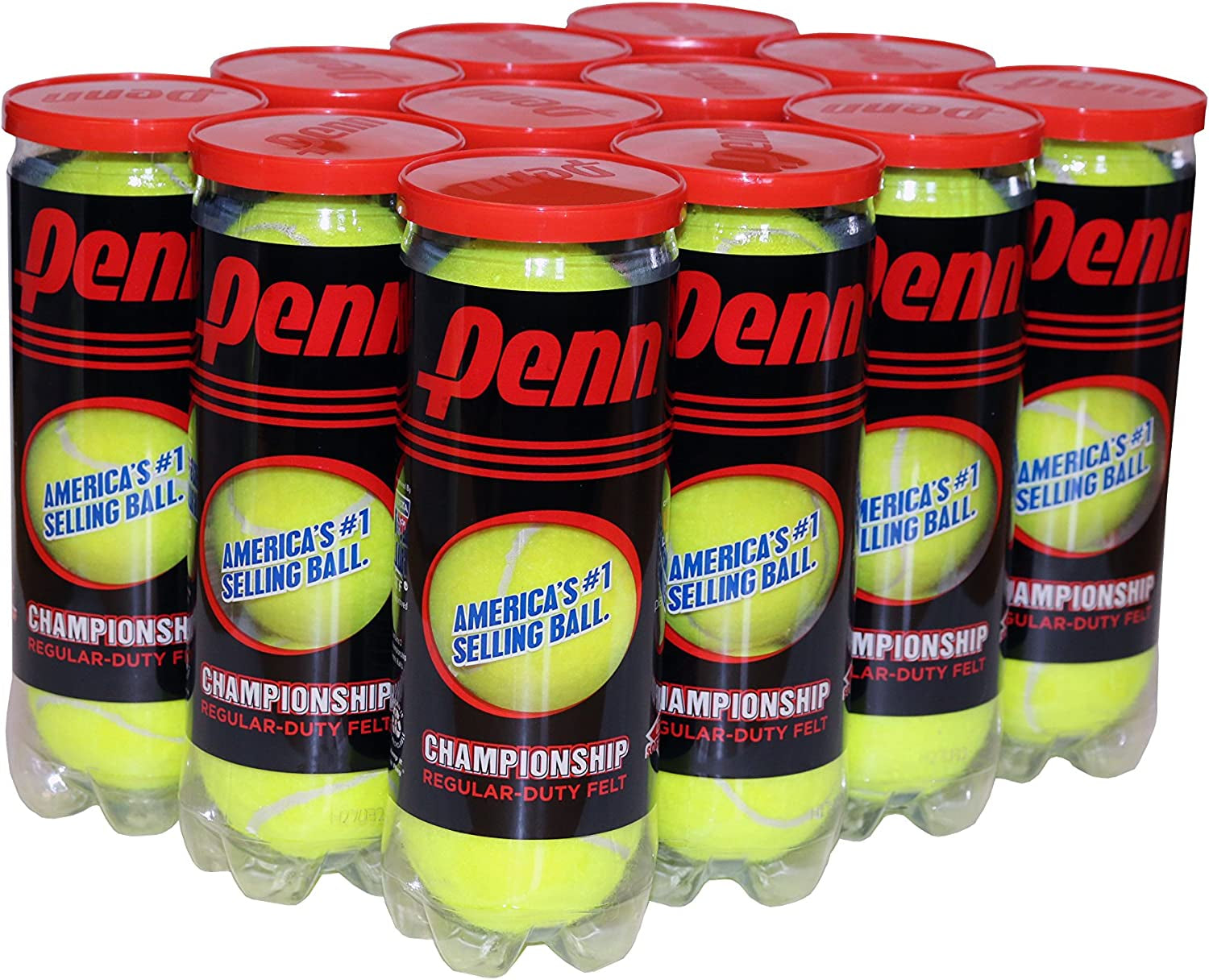 Championship Tennis Balls - Regular Duty Felt Pressurized Tennis Balls