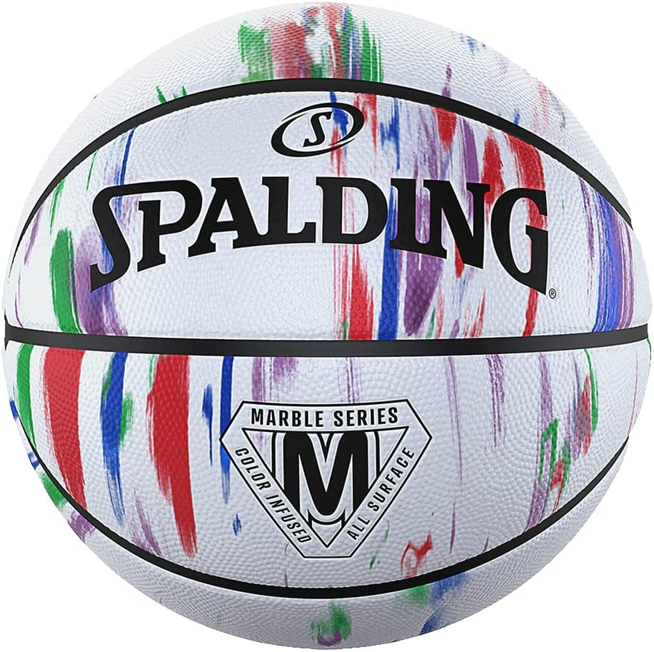 Marble Series Multi-Color Outdoor Basketball