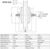 16 Inch 350W Electric Brushless Geared Motor Wheel Front Hub Drive with Thumb Throttle Display for E-Bike Small Scooter Bicycle