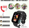 4G Kids Watch, Smart Watch for Kids with SIM Card, 47 Exciting Games, Two-Way Calling Feature, SOS Emergency Call Button Ideal for Kids Aged 3-12, Children’S Cell Phone Alternative (Black)