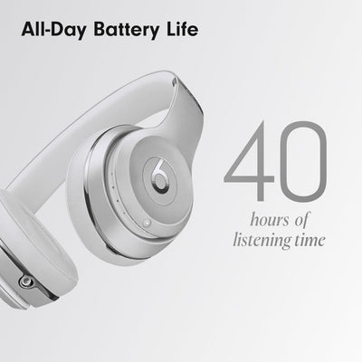 Solo 3 Wireless Headphones - Silver(Latest Model)