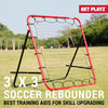 Soccer Rebounder Kickback Football Rebound Net (Adjustable Angle) Portable Easy Setup