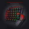 K585 DITI One-Handed RGB Mechanical Gaming Keyboard, 42 Keys Type-C Professional Gaming Keypad W/Upgraded Hot-Swappable Socket, 7 Onboard Macro Keys & Detachable Wrist Rest