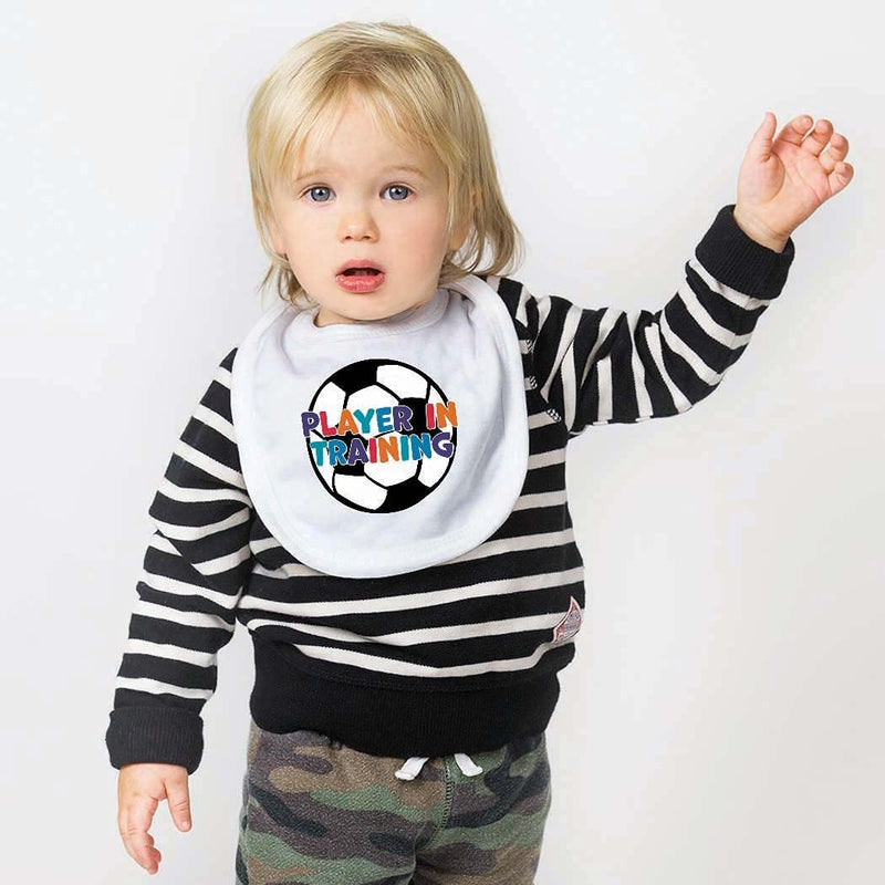 Soccer Baby & Infant Bibs | Soft Microfiber Soccer Baby Bibs