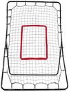 Pitchback Baseball and Softball Pitching Net and Rebounder, Black/Red, 2' 9" X 4' 8"