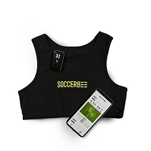 SOCCERBEE POD GPS Wearable Tracker and Vest for Soccer Players Size L - Biometric Sports Solutions