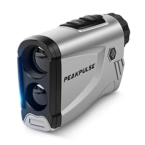 PEAKPULSE LC600AG Golf Rangefinder with Slope Compensation Technology, Flag  Acquisition with Pulse Vibration Technology and Fast Focus System, Perfect 