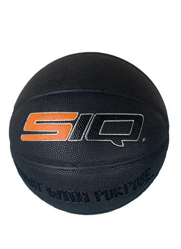 SiQ Limited Edition Smart Outdoor Basketball - Automated Shot Tracking - Improve Your Game! Connects to SiQ Basketball App - Automatically Analyzes Shot Distance, Misses, and More! (6 (28.5")) - Biometric Sports Solutions