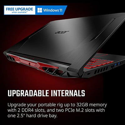 Acer Nitro 5 AN515-55-53E5 Gaming Laptop | Intel Core i5-10300H | NVIDIA GeForce RTX 3050 Laptop GPU | 15.6" FHD 144Hz IPS Display | 8GB DDR4 | 256GB NVMe SSD | Intel Wi-Fi 6 | Backlit Keyboard - Biometric Sports Solutions