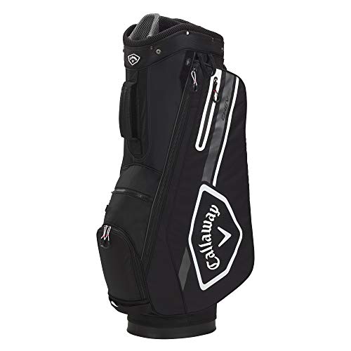 Callaway Golf 2021 Chev 14 Cart Bag , BLACK/WHITE/CHARCOAL - Biometric Sports Solutions