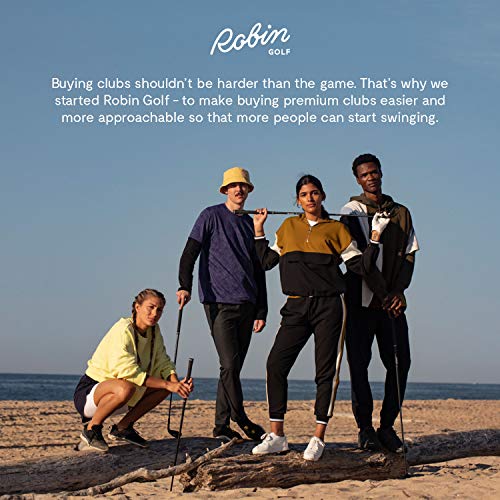 Robin Golf The Essentials Men's Set - Complete Right-Handed Golf Clubs for Men 5'6"-6'2", Matte Black - Biometric Sports Solutions