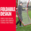 Baseball Rebounders + Pitchback Nest - Pitch Return Trainer + Rebound Net with Attachable Pitching Target- All Angle Fielding Rebound Net for Grounders + Pop Flies