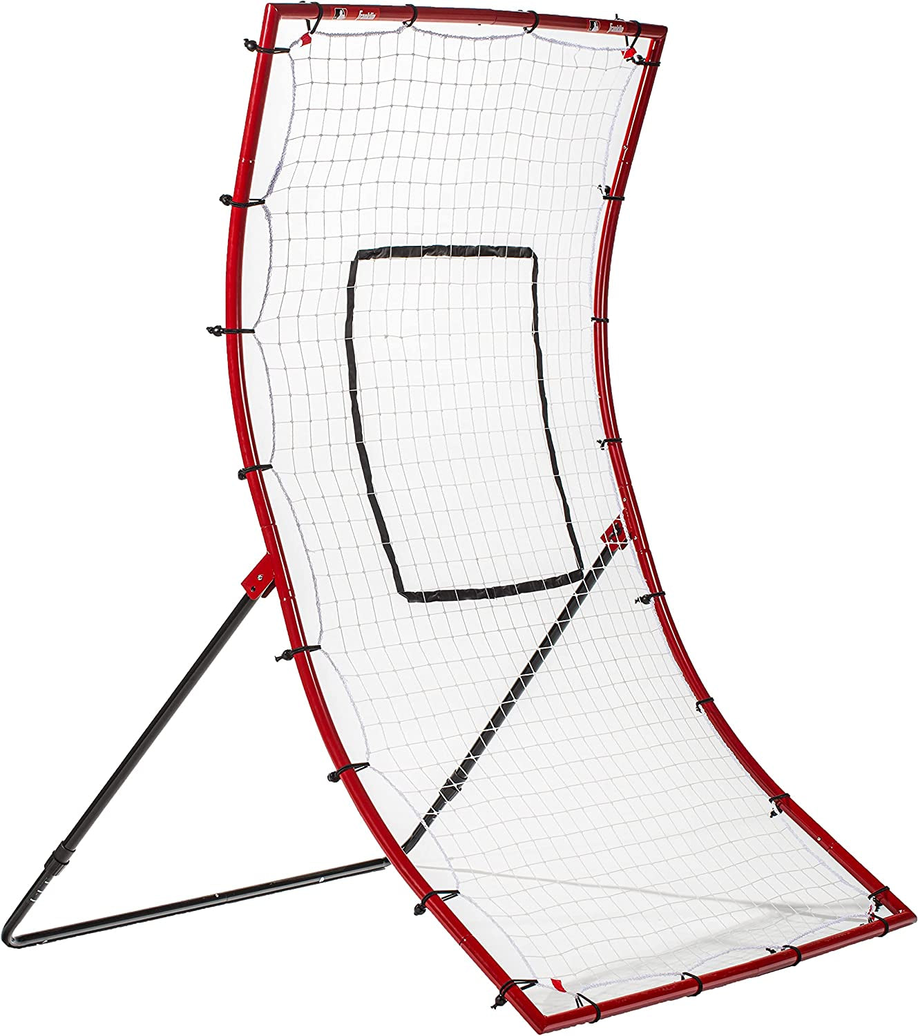 Baseball Rebounders + Pitchback Nest - Pitch Return Trainer + Rebound Net with Attachable Pitching Target- All Angle Fielding Rebound Net for Grounders + Pop Flies