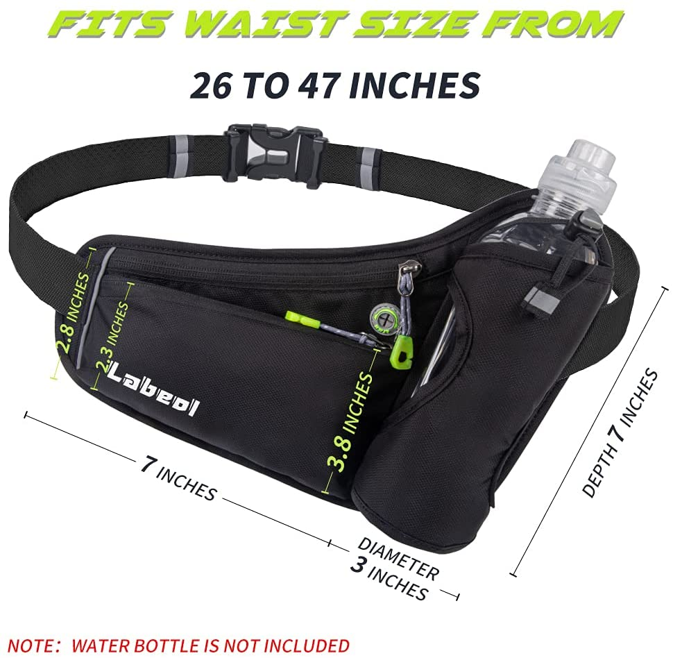Running Belt Waist Pack Fanny Pouch Water Bottle Holder For iPhone