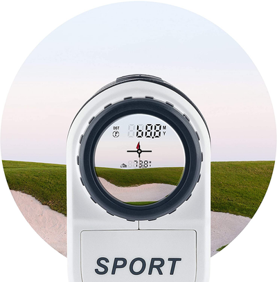 Blue Tees Golf Series 1 Sport Slope Laser Rangefinder for Golf 650 Yards Range - Slope Measurement, Flag Lock Technology with Pulse Vibration, 6X Magnification