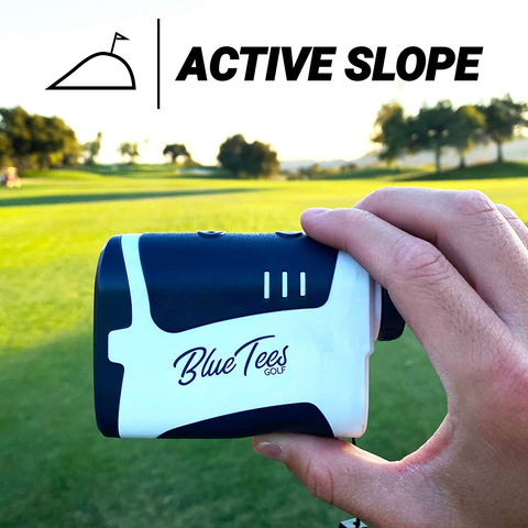 Blue Tees Golf Series 1 Sport Slope Laser Rangefinder for Golf 650 Yards Range - Slope Measurement, Flag Lock Technology with Pulse Vibration, 6X Magnification