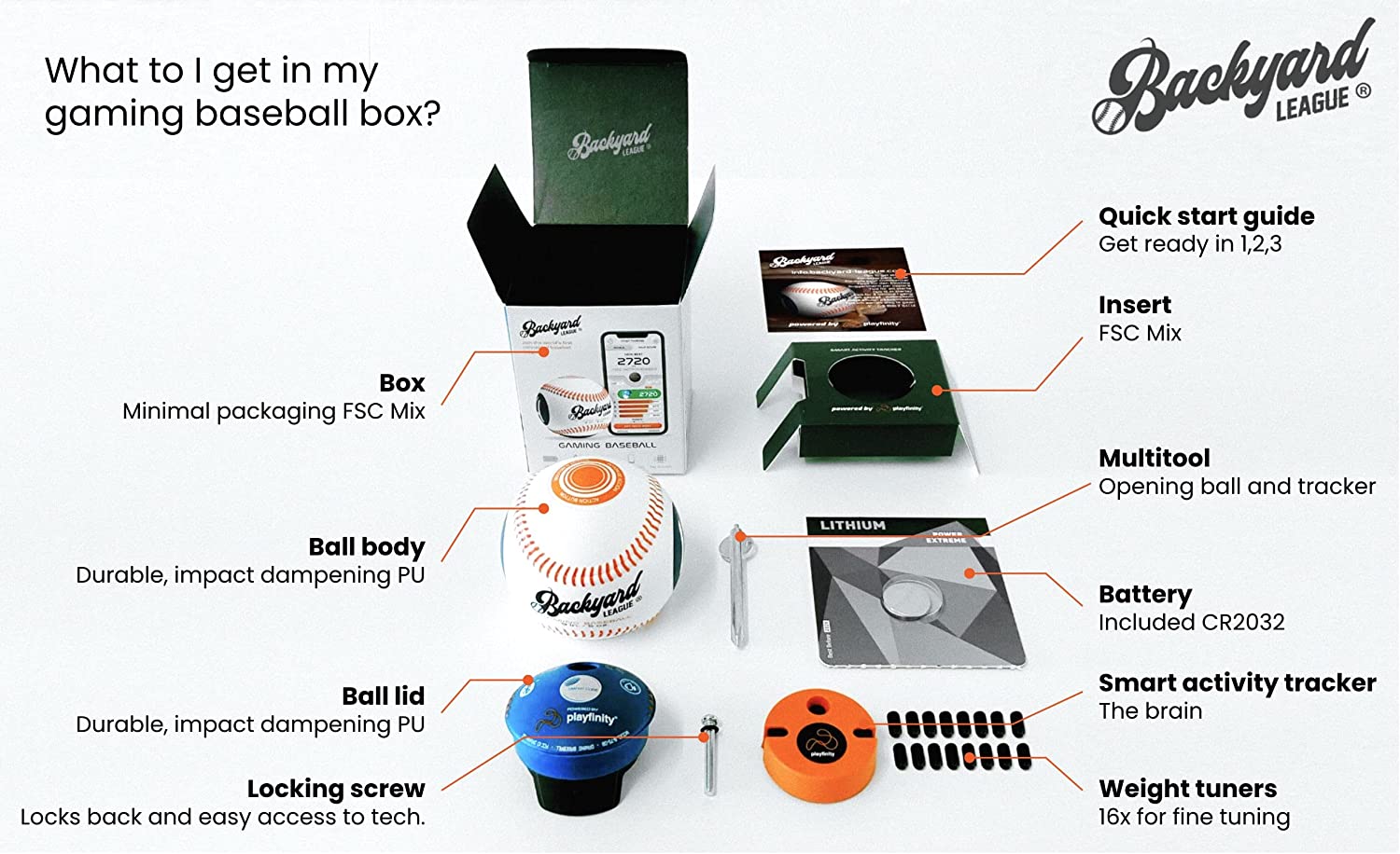 Playfinity  Gaming Baseball - Gift of the Year - Gamified Baseball - Improve Skills While Having Fun - Beat Your Score, Track Progress - Free Mobile App 6+ Games with Speed Detection