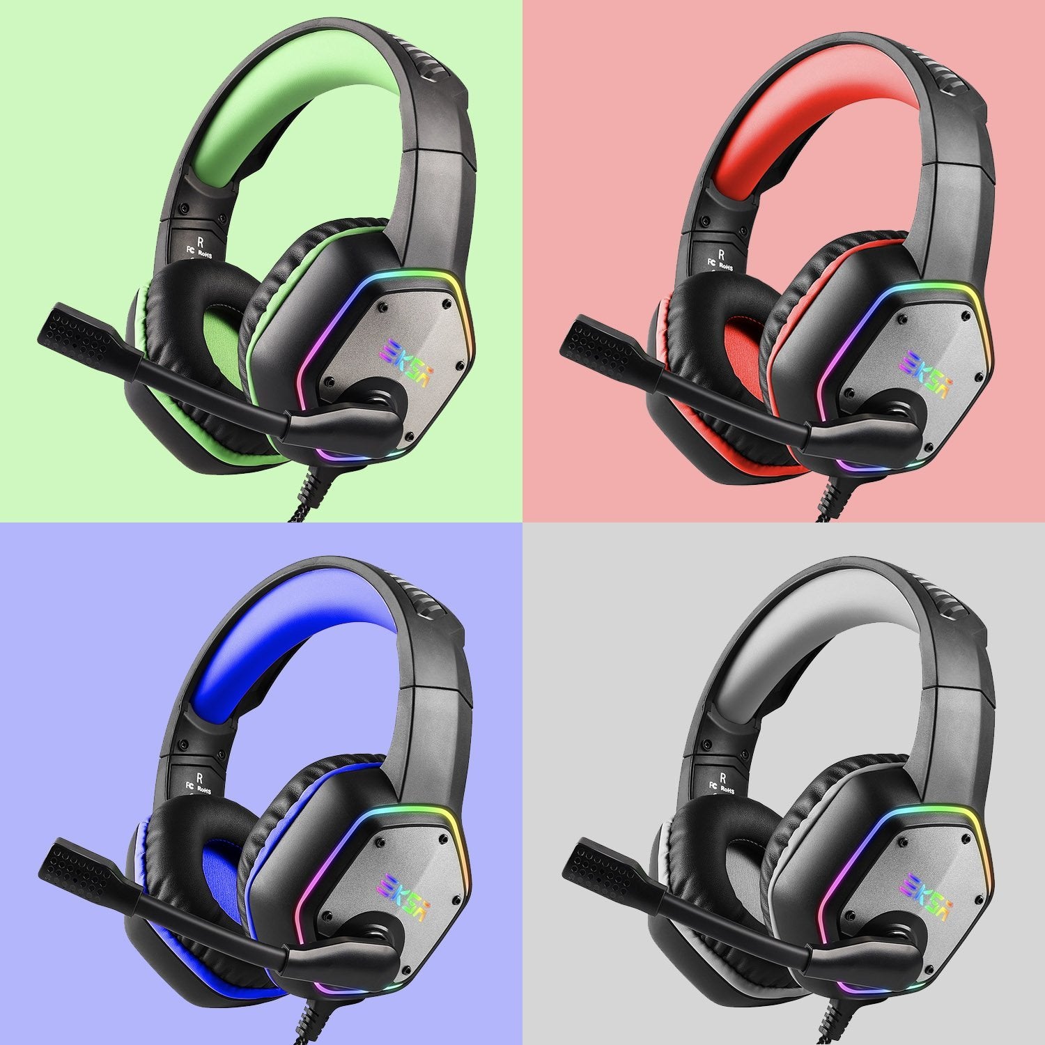 E1000 Plug-to-Play 7.1 Surround Sound Gaming Headset-USA Stock - Biometric Sports Solutions