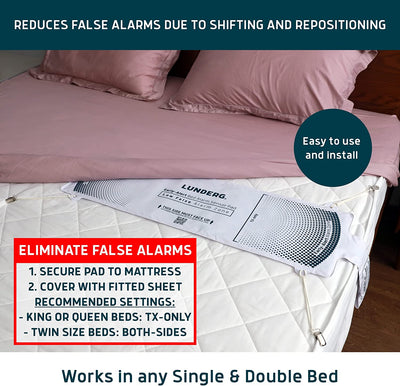 Bed Alarm & Chair Alarm System - Wireless Early-Alert Bed Sensor Pad, Chair Sensor Pad & Pager - Chair & Bed Alarms and Fall Prevention for Elderly and Dementia Patients