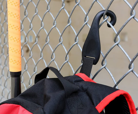 Youth Baseball Bag - Bat Backpack for Baseball, T-Ball & Softball Equipment & Gear | Holds Bat, Helmet, Glove | Fence Hook